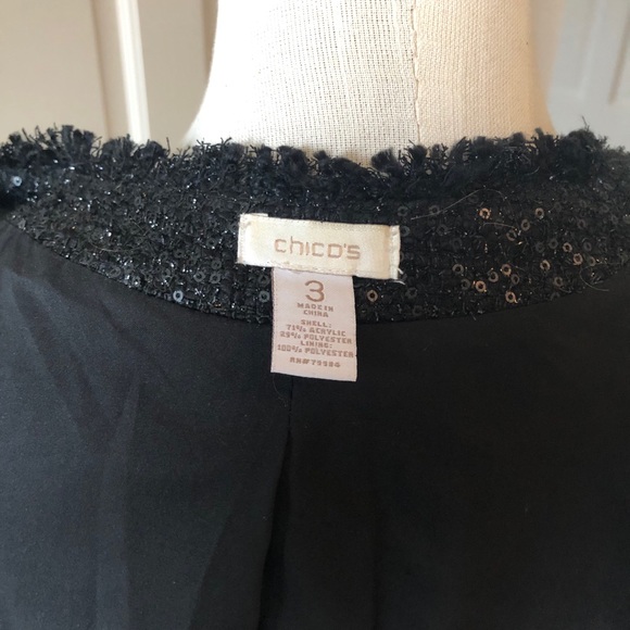 Chico’s sequin jacket - Picture 11 of 12